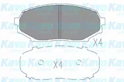 KAVO PARTS kbp5547 -  Комплект тормозных колодок, дисковый тормоз
